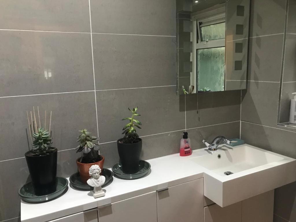 Cozy Double Bedroom In Stunning Bungalow On River Thames - Near Thorpe Park/Royal Holloway University/20Mins From Heathrow Staines-upon-Thames Eksteriør bilde