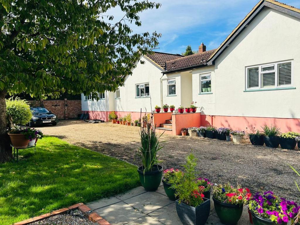 Cozy Double Bedroom In Stunning Bungalow On River Thames - Near Thorpe Park/Royal Holloway University/20Mins From Heathrow Staines-upon-Thames Eksteriør bilde